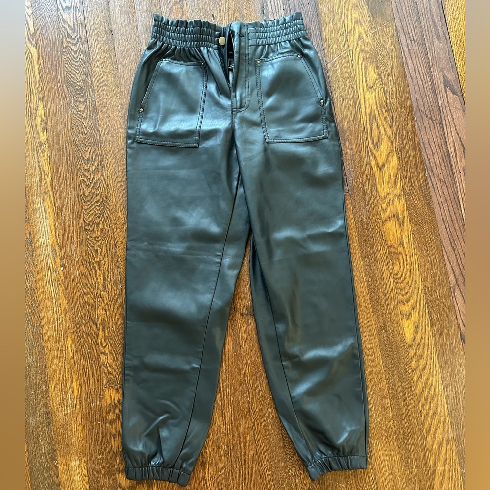 Forever 21 faux leather pants